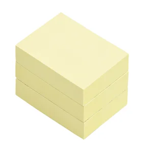 Memoblok Quantore 38x51mm geel 3 stuks