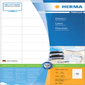 Etiket HERMA 4610 52.5x29.7mm premium wit 8000 stu