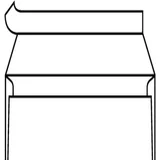 Envelop IEZZY bank C5/6 114x229mm zelfklevend strip wit 500 stuks