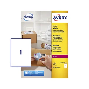 Etiket Avery L7167B-100 199.6x289.1mm blockout 100