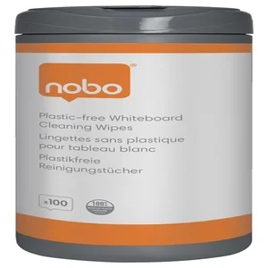 Whiteboardreinigingsdoekjes Nobo plasticvrij 100 s