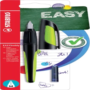 Vulpen STABILO Easybuddy rechtshandig M zwart/lime