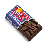 Chocolade Tony's Chocolonely donkere melk pretzel toffee reep 90 gram