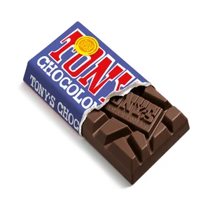 Chocolade Tony's Chocolonely donkere melk pretzel