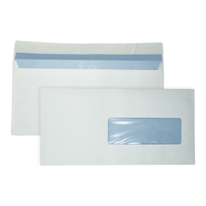 DULA C5/6 enveloppen - 114x229mm zelfklevend - venster rechts