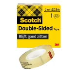 Plakband Scotch 665 12mmx22.8m dubbelzijdig