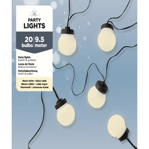 Partylight Lumineo led outdoor 20 bollen 950cm war