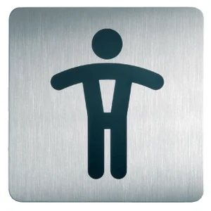 Infobord pictogram Durable 4954 vierkant wc heren