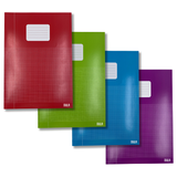 DULA Schriften A4 Ruit 5 mm - Vrolijk gekleurd - 5 pak 