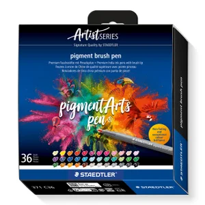 Brushpen Staedtler PigmentArts set à 36 kleuren