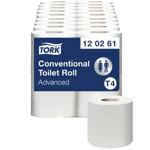 Toiletpapier Tork T4 Advanced 2-laags 493 vel wit