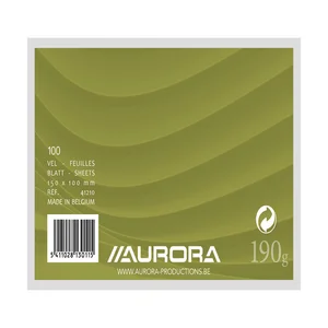 Systeemkaart Aurora 150x100mm blanco 190gr wit 100