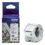 Brother CZ-1004 Labeletiket 25mmX5m kleur opdruk
