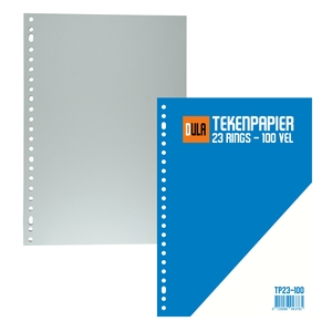 Tekenpapier vooraanzicht