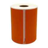 DULA - Dymo S0904980 4XL Groot verzendlabel oranje 104x159mm 220 per rol
