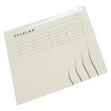 Vouwmap Secolor met tabrand A4 100% gerecycled karton 250gr Grijs