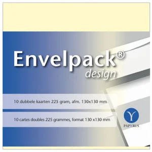 Dubbele kaart Papyrus Envelpack Design vierkant 13