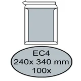 Envelop Quantore bordrug EC4 240x340mm zelfklevend wit 100 stuks