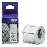 Brother CZ-1005 Labeletiket 50mmX5m kleur opdruk