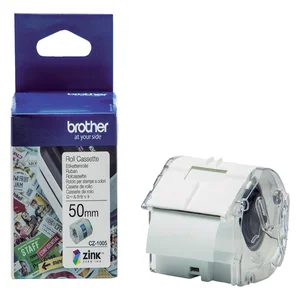 Etiket Brother CZ-1005 multifunctioneel 50mm 1 rol