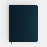 Notitieboek de KEMPEN Silence 171x220mm blanco 192 pag 90gr dblauw
