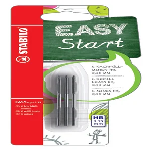 Potloodstift STABILO Easyergo refills HB 3.15mm bl