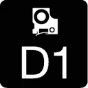 Labeltape Dymo LabelManager D1 polyester 12mm zwar