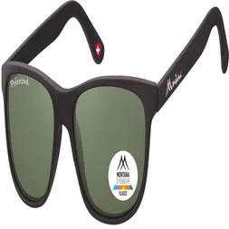 Zonnebril Montana met groen G15 gepolariseerd glas