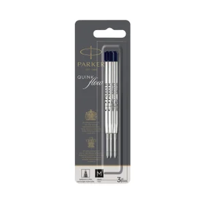 Balpenvulling Parker Quinkflow medium zwart bliste
