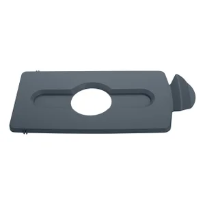 Deksel Rubbermaid Slim Jim Recyclestation inwerpop