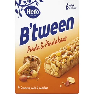 Tussendoortje Hero B'tween pinda&pindakaas 6pack r