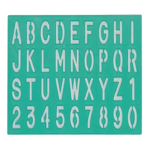 Lettersjabloon Linex hoofletters/letters/cijfers 3