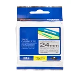 Labeltape Brother P-touch TZe-M951 metallic 24mm zwart op zilver