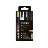 Paintmarker Uni POSCA PC5M medium assorti set à 4 stuks
