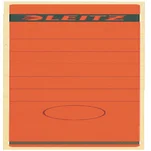 Rugetiket Leitz breed/lang 62x285mm zelfklevend rood 10 stuks