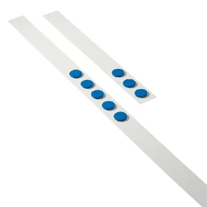Wandlijst Desq 100cm met 5 blauwe magneten van 32m