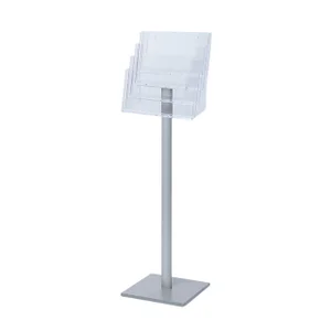 Brochurehouder Quantore standaard 4x A4 liggend