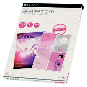 Lamineerhoes Leitz iLAM A3 2x125micron EVA 100 stu