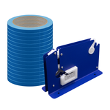 DULA zakkensluiter - Type H7 + 16 rollen tape - 9mm x 6 meter - blauw 