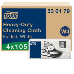 Reinigingsdoek Tork W4 Premium Heavy-Duty gevouwen