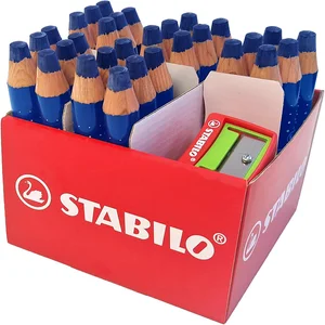 Whiteboardpotlood STABILO MARKdry incl 2 slijpers