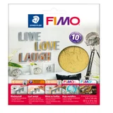 Bladmetaal Staedtler Fimo 8781 14x14cm goud 10 vel