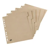Tabbladen Oxford Touareg 11-gaats 6-delig naturel karton