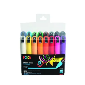 Paintmarker Uni POSCA PC7M breed assorti set à 16