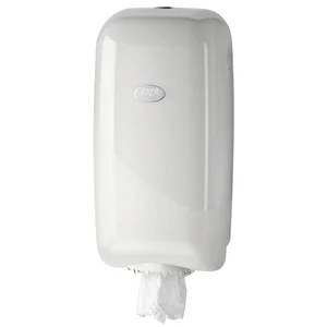 Poetspapierdispenser Pearl Line P17 klein wit 4311