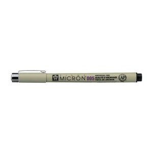 Fineliner Sakura Pigma Micron 005 0.2mm zwart