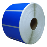 DULA - Zebra etiket blauw 57x32mm - 800262-125 - Z-Select 2000D - kern 25mm - 1500 per rol
