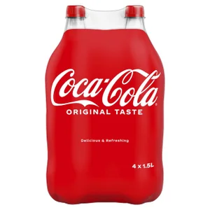 Frisdrank Coca Cola regular petfles 1.5 liter