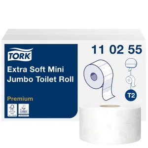 Toiletpapier Tork T2 Premium jumbo klein 3-laags 1