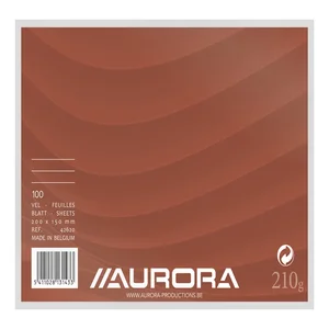 Systeemkaart Aurora 200x150mm lijn met rode koplij